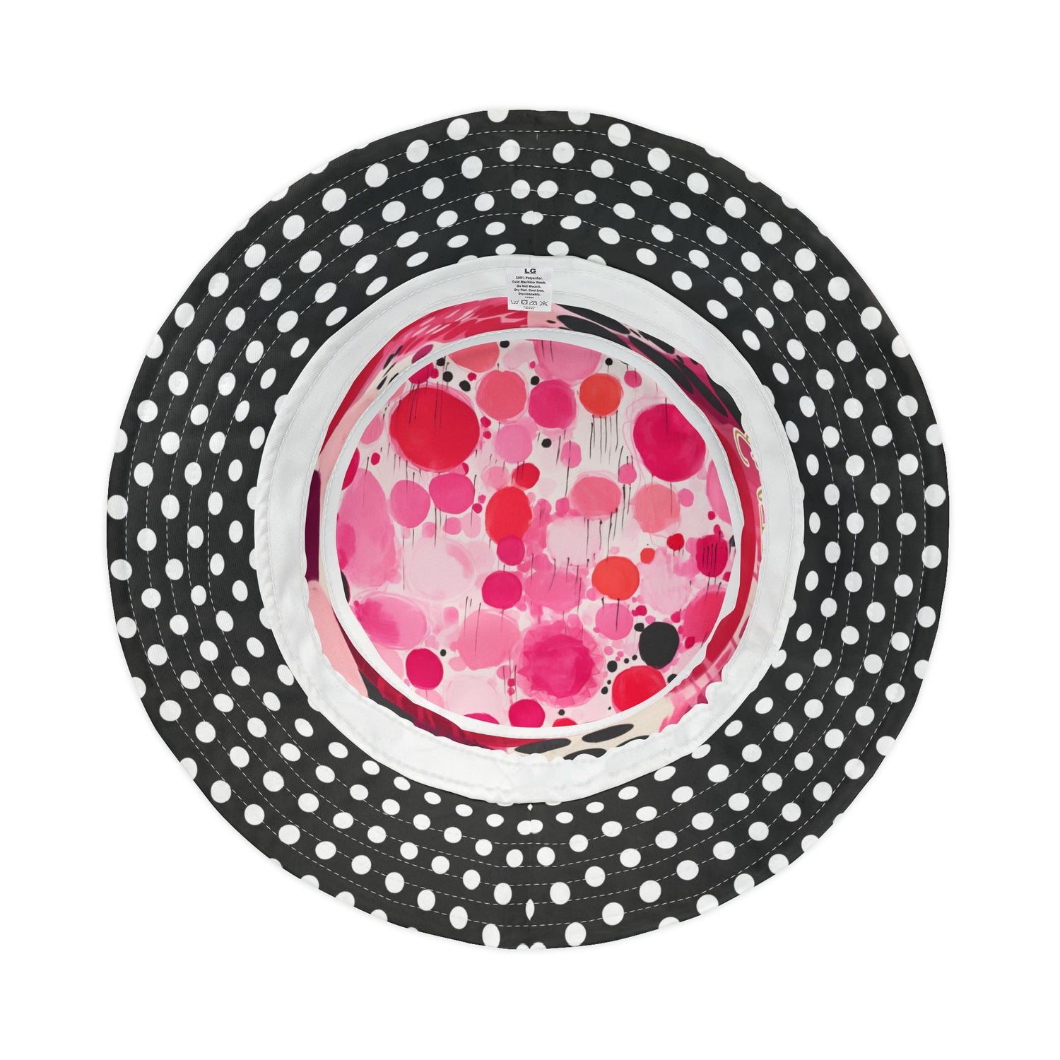My Surprise in Abstract Polka Dot Vibrant Bucket Hat
