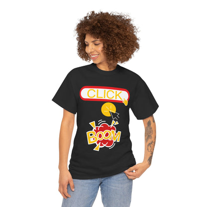 Click Click Boom Heavyweight Unisex Tee