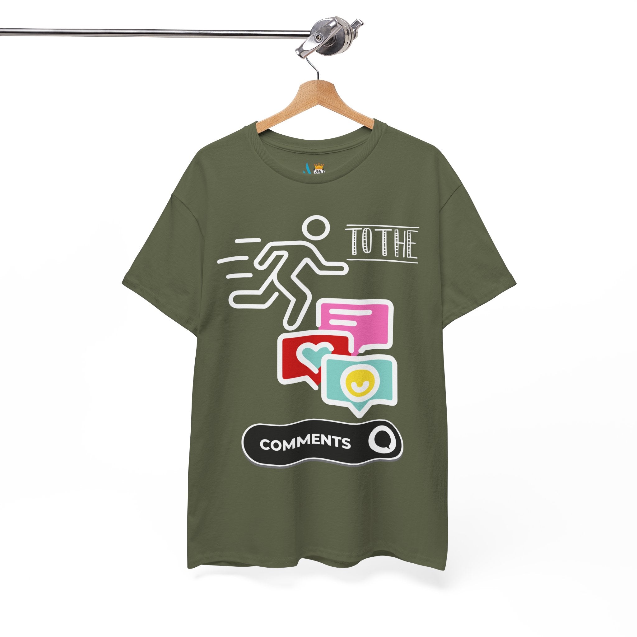 Straight to the Comments Heavyweight Unisex Tee