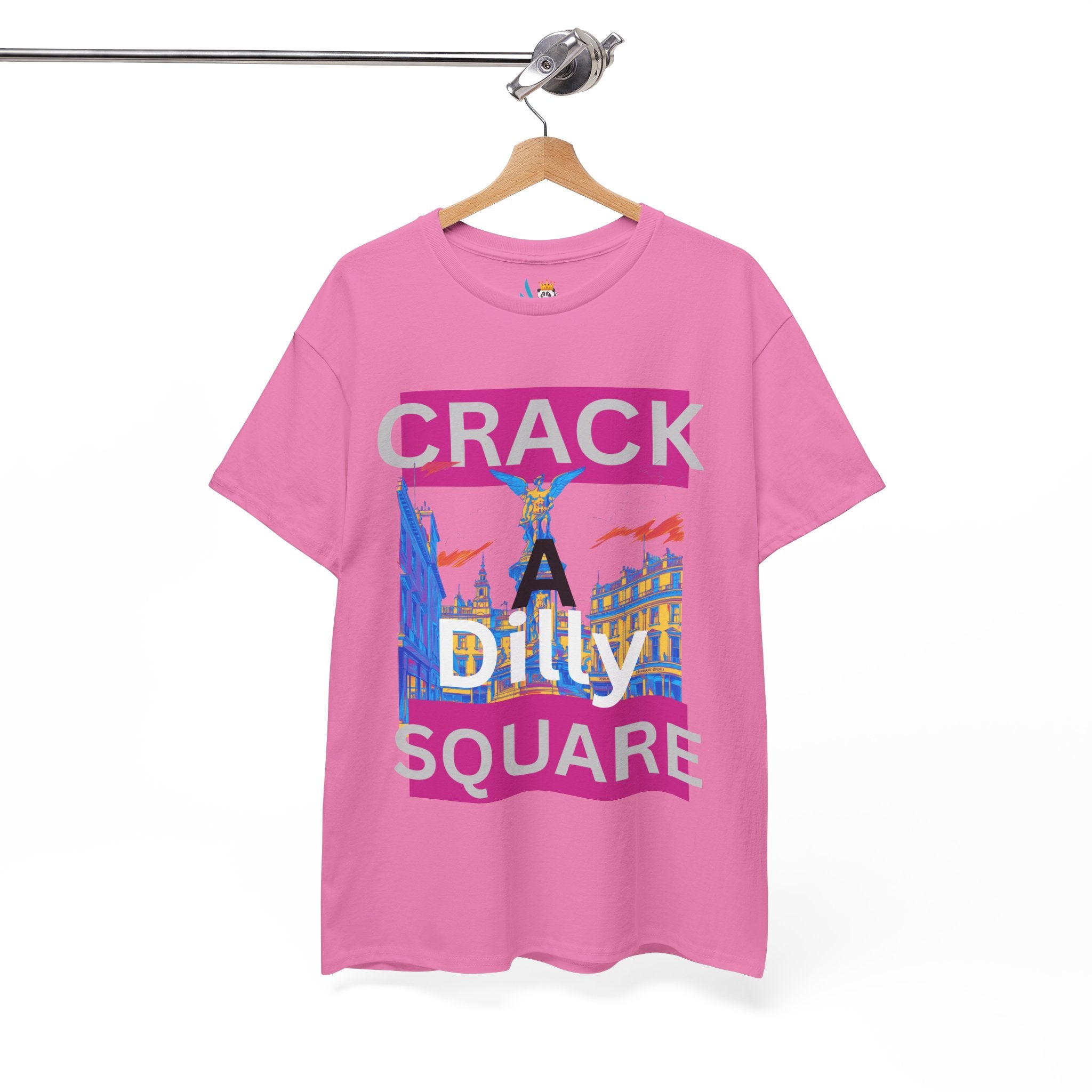 Crack-a-Dilly Square London United Kingdom Funny Heavyweight Tee