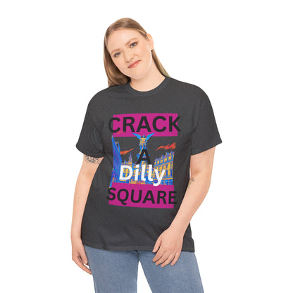 Crack-a-Dilly Square London United Kingdom Funny Heavyweight Tee