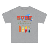 Heathered grey t-shirt with &