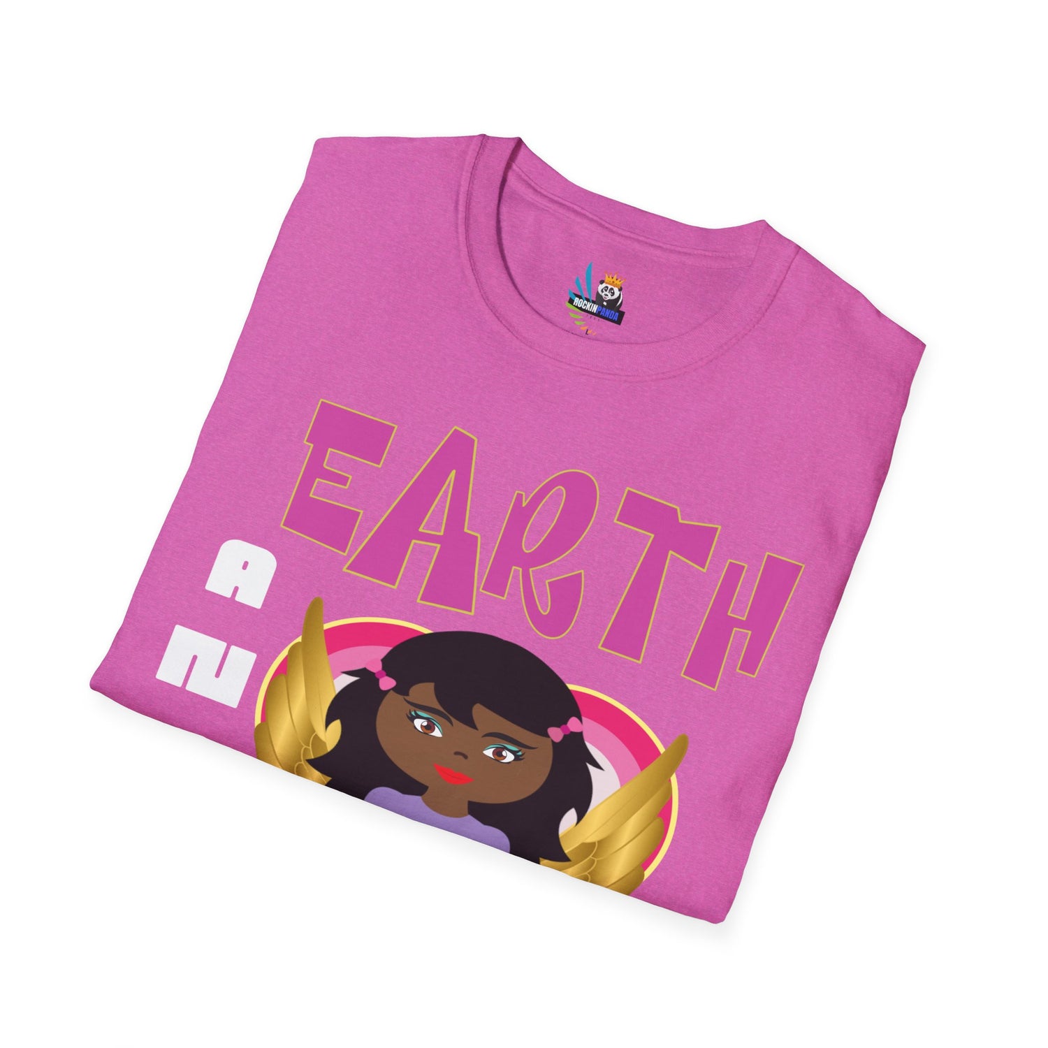 Earth Angel Black Girl Magic Unisex Softstyle T-Shirt