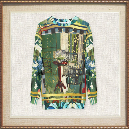 Interior Salon with Forget-Me-Nots Unisex Sweatshirt (Gold Label)