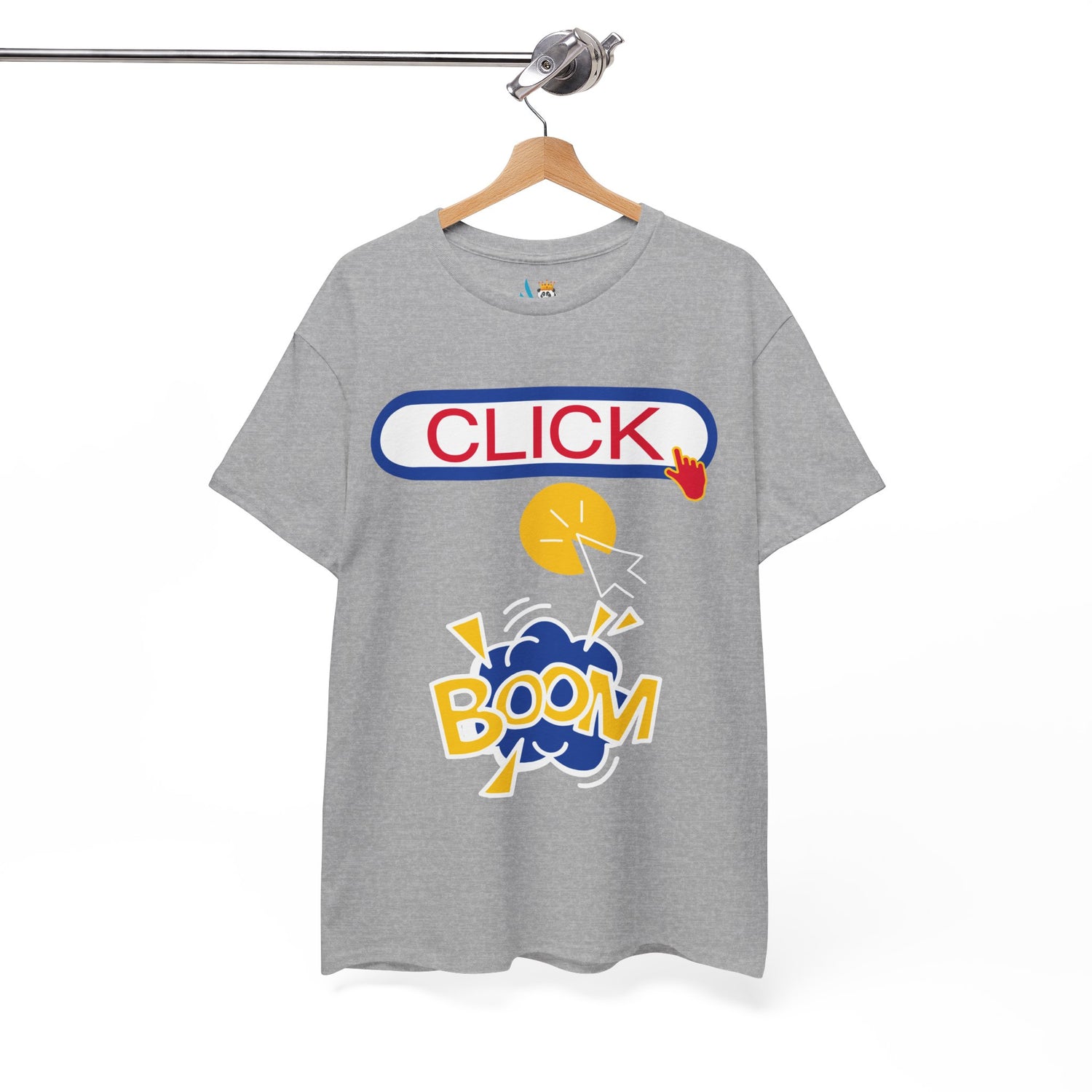 Click Click Boom Heavyweight Unisex Tee