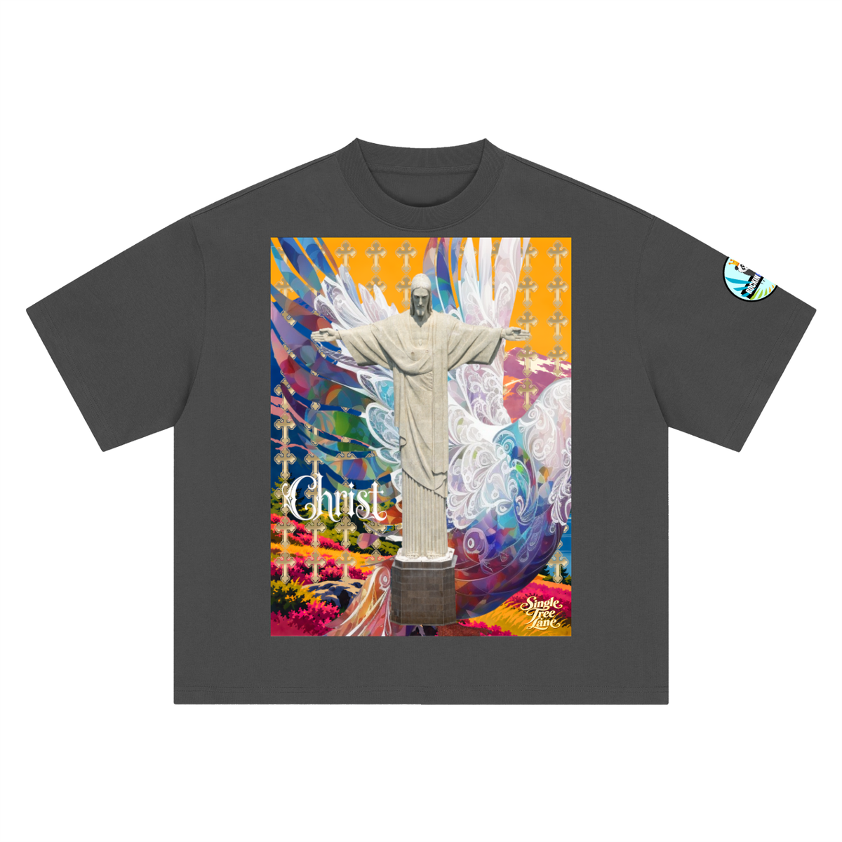 Christ the Redeemer Boxy Oversized Unisex T-Shirt