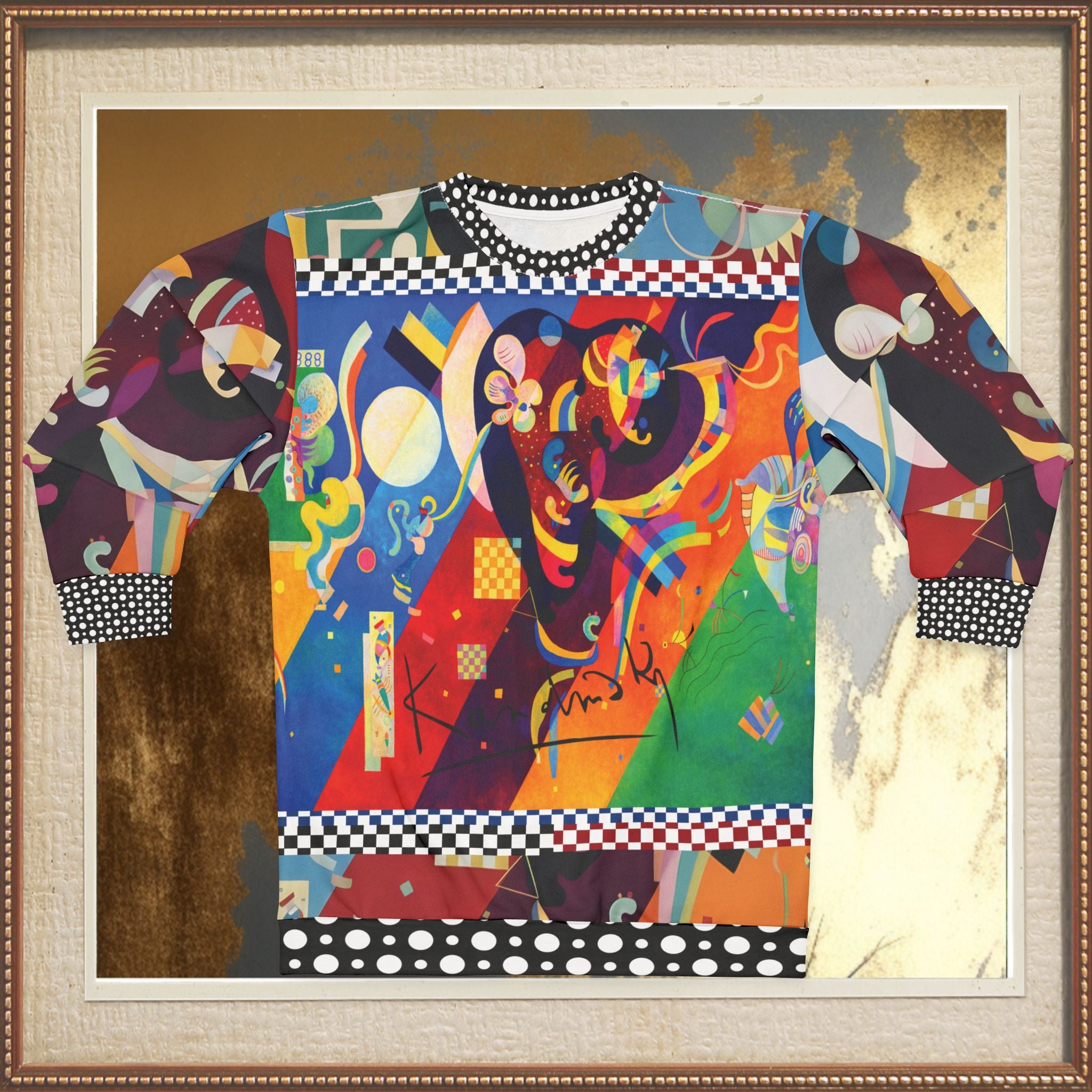 Composition in Nines - Kandinsky Unisex Sweatshirt (Gold Label)