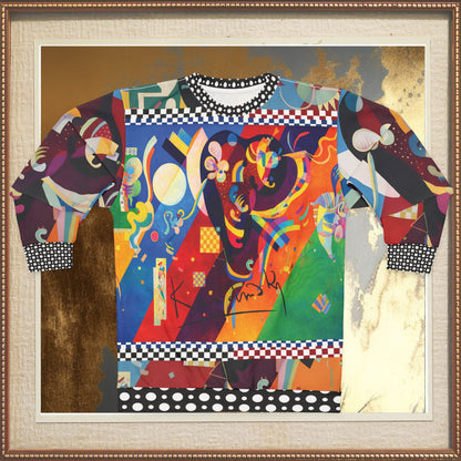 Composition in Nines - Kandinsky Unisex Sweatshirt (Gold Label)