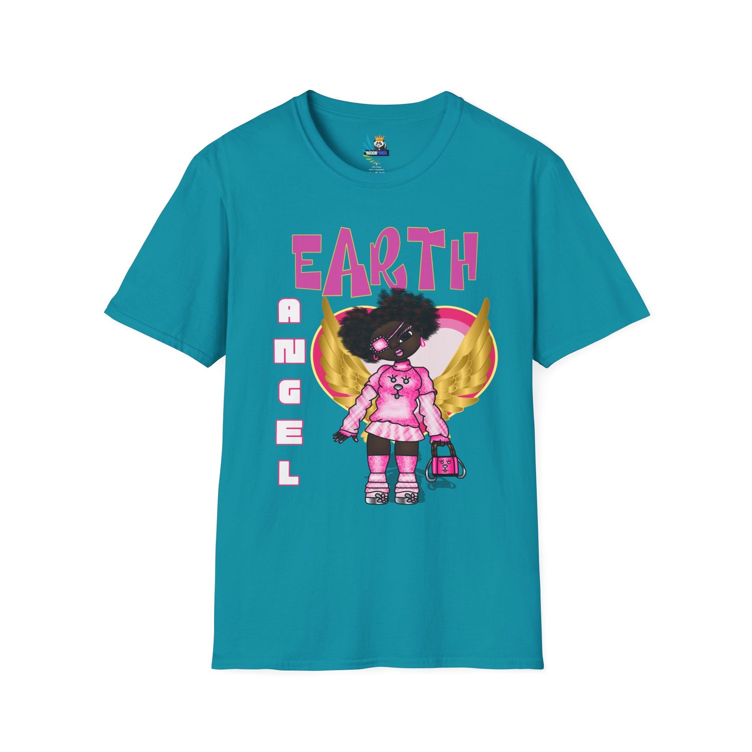 Earth Angel Natural Hair Unisex Softstyle T-Shirt