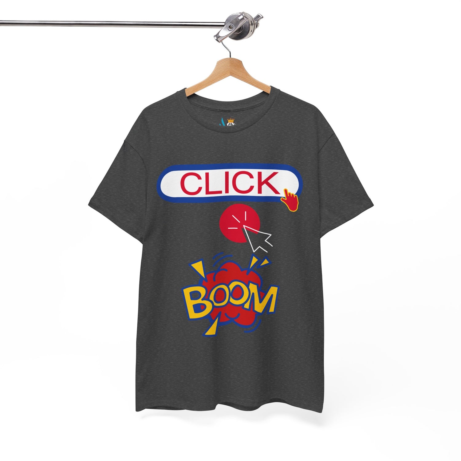 Click Click Boom Heavyweight Unisex Tee