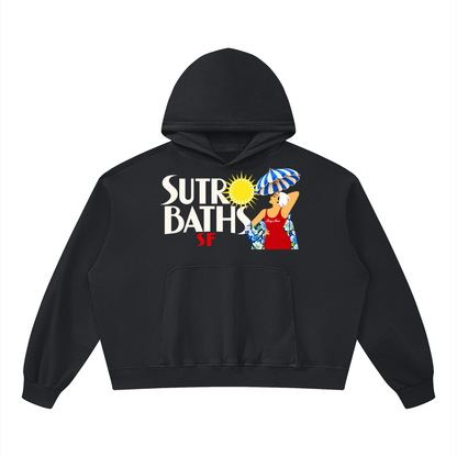Live Laugh Love Sutro Baths San Francisco Unisex Boxy Vintage Washed Hoodie