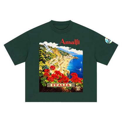 Amalfi in Springtime Boxy Oversized Unisex T-Shirt