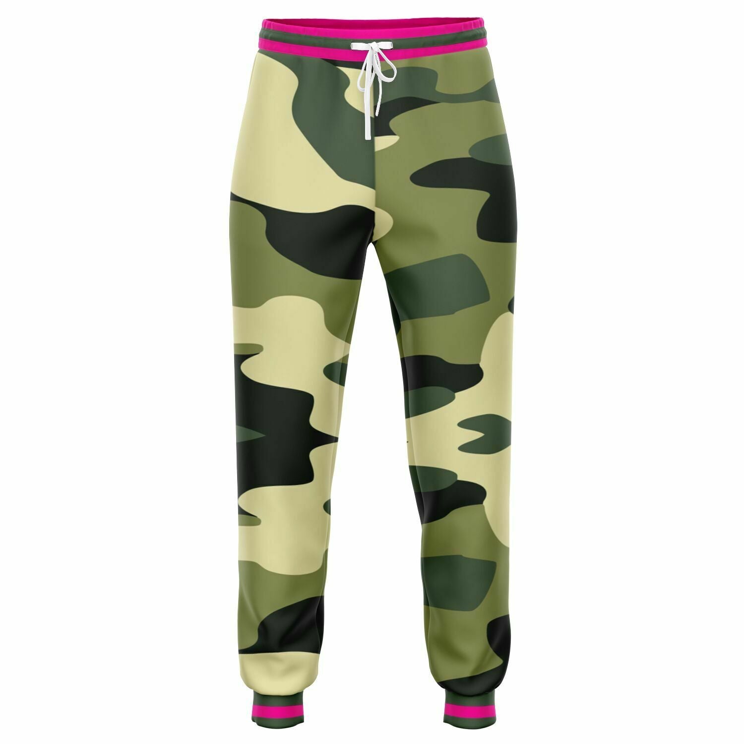 Green Marsh Camo Eco-Poly Unisex Joggers