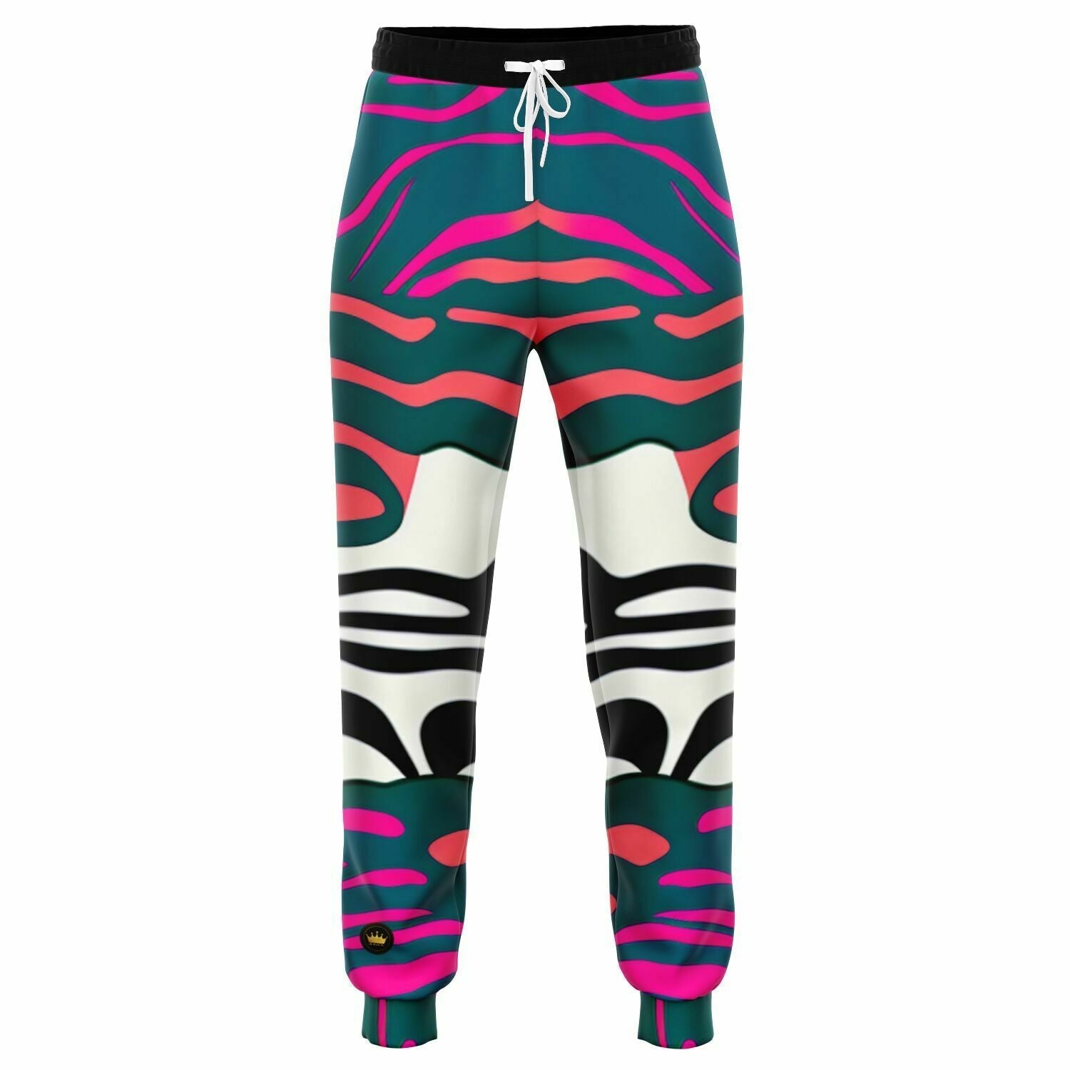 Electrified Zebra Eco-Poly Unisex Joggers