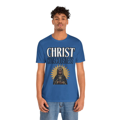 Christ Consciousness - Black Baby Jesus Short Sleeve Unisex Tee