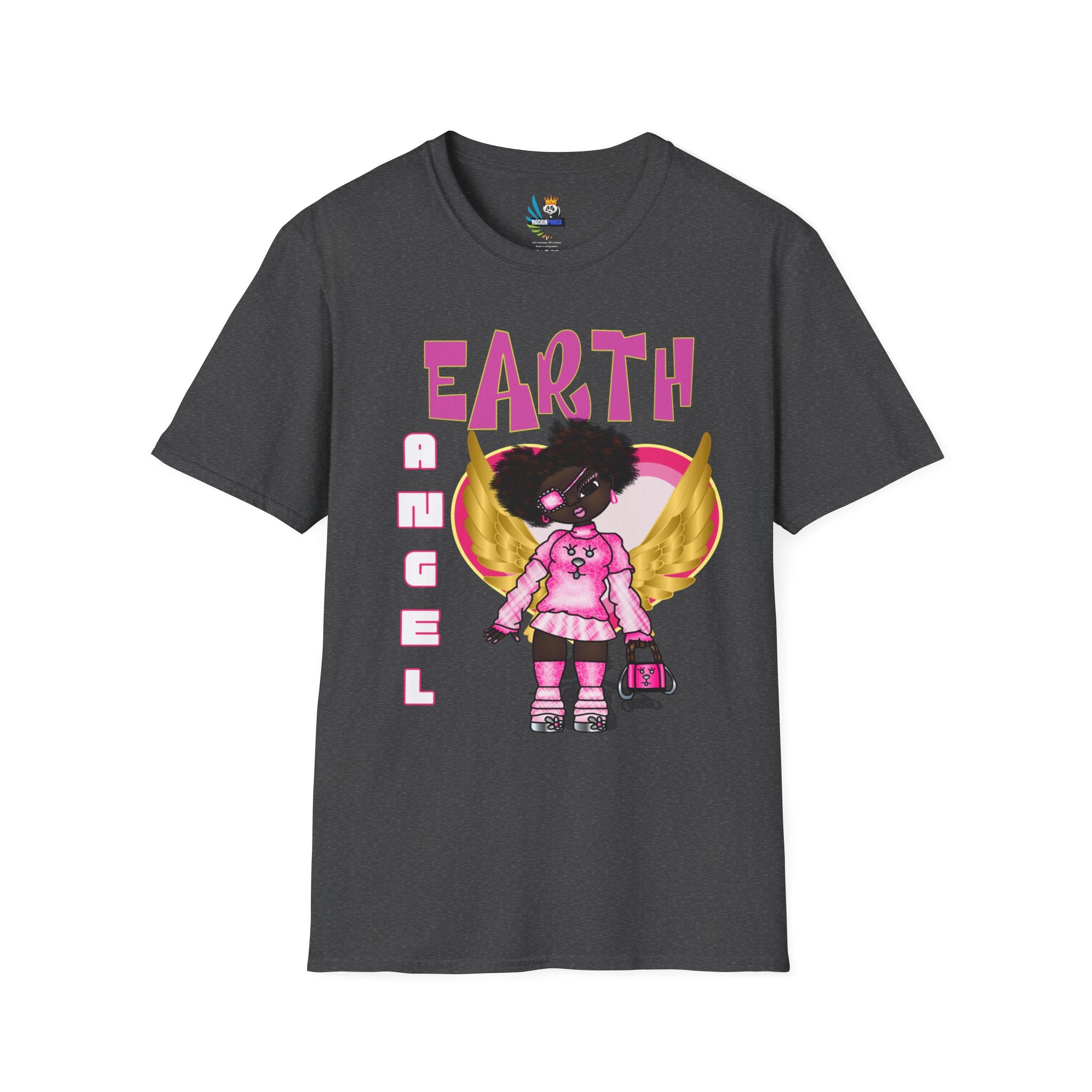 Earth Angel Natural Hair Unisex Softstyle T-Shirt