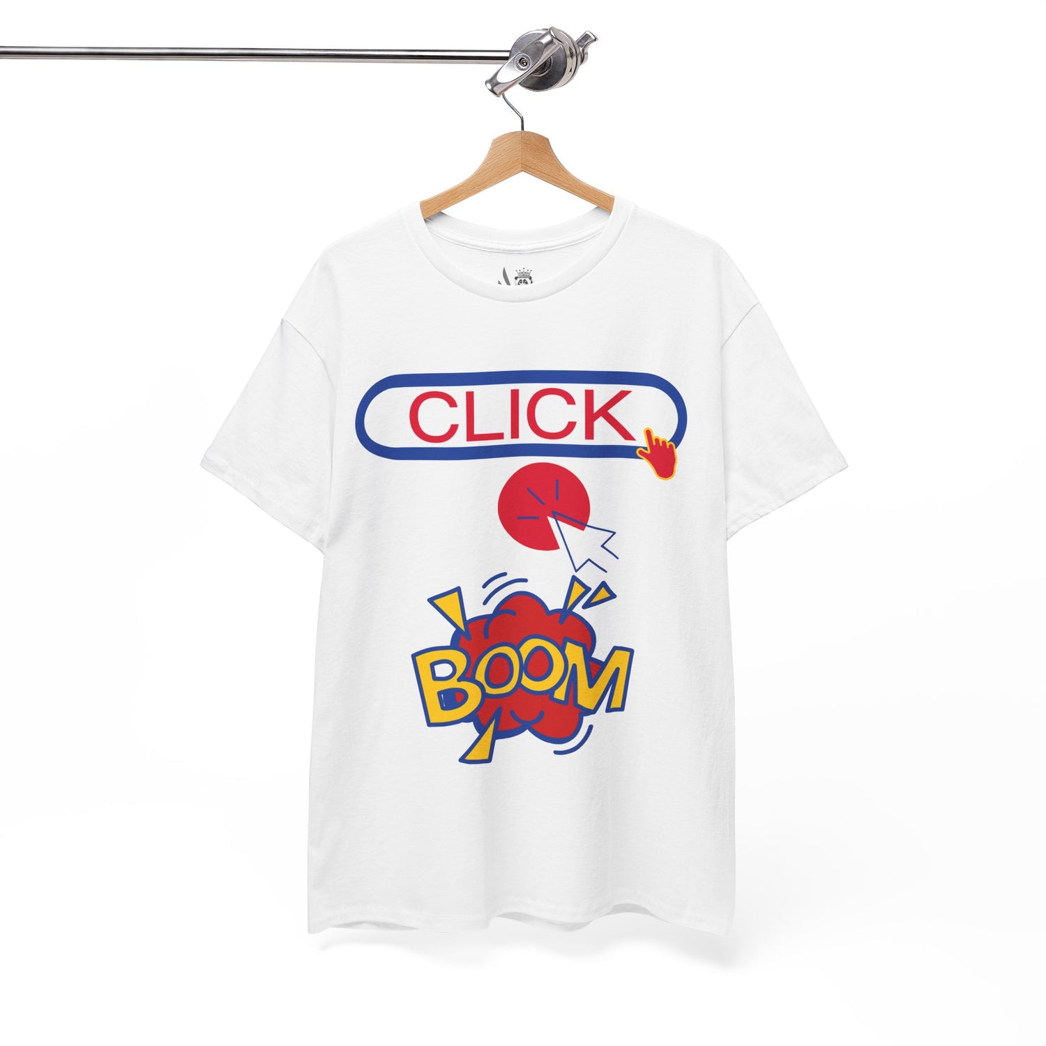 Click Click Boom Heavyweight Unisex Tee