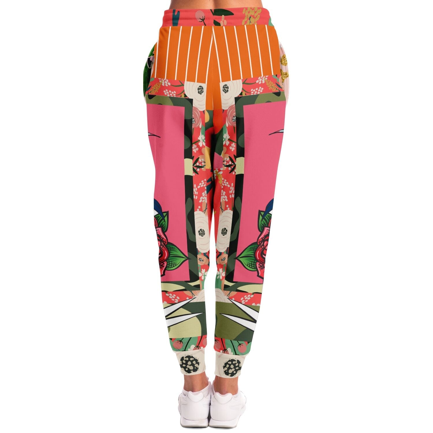 Bright Days Floral Tattoo Camo Eco-Poly Unisex Joggers