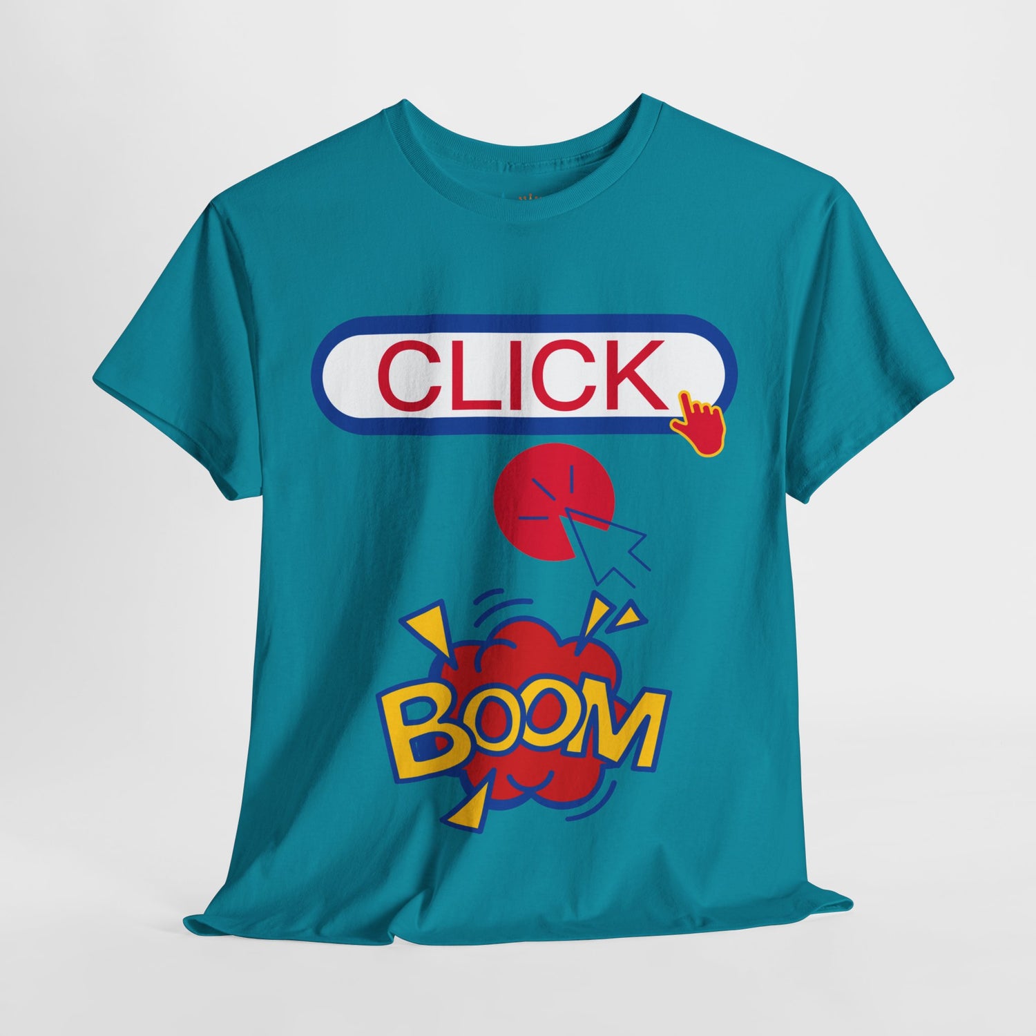 Click Click Boom Heavyweight Unisex Tee