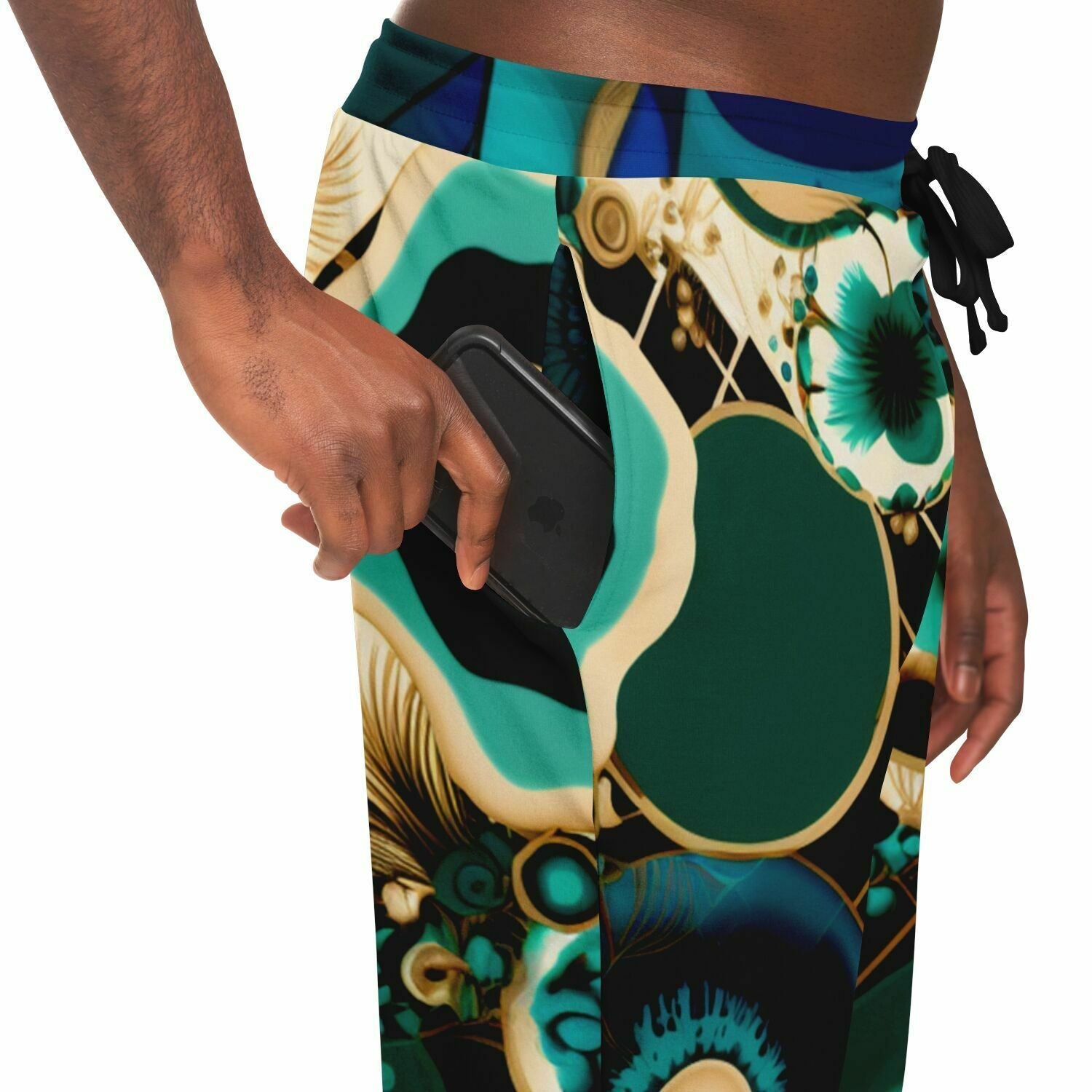 Beverly Trinity Plaid Medallion Eco-Poly Unisex Joggers