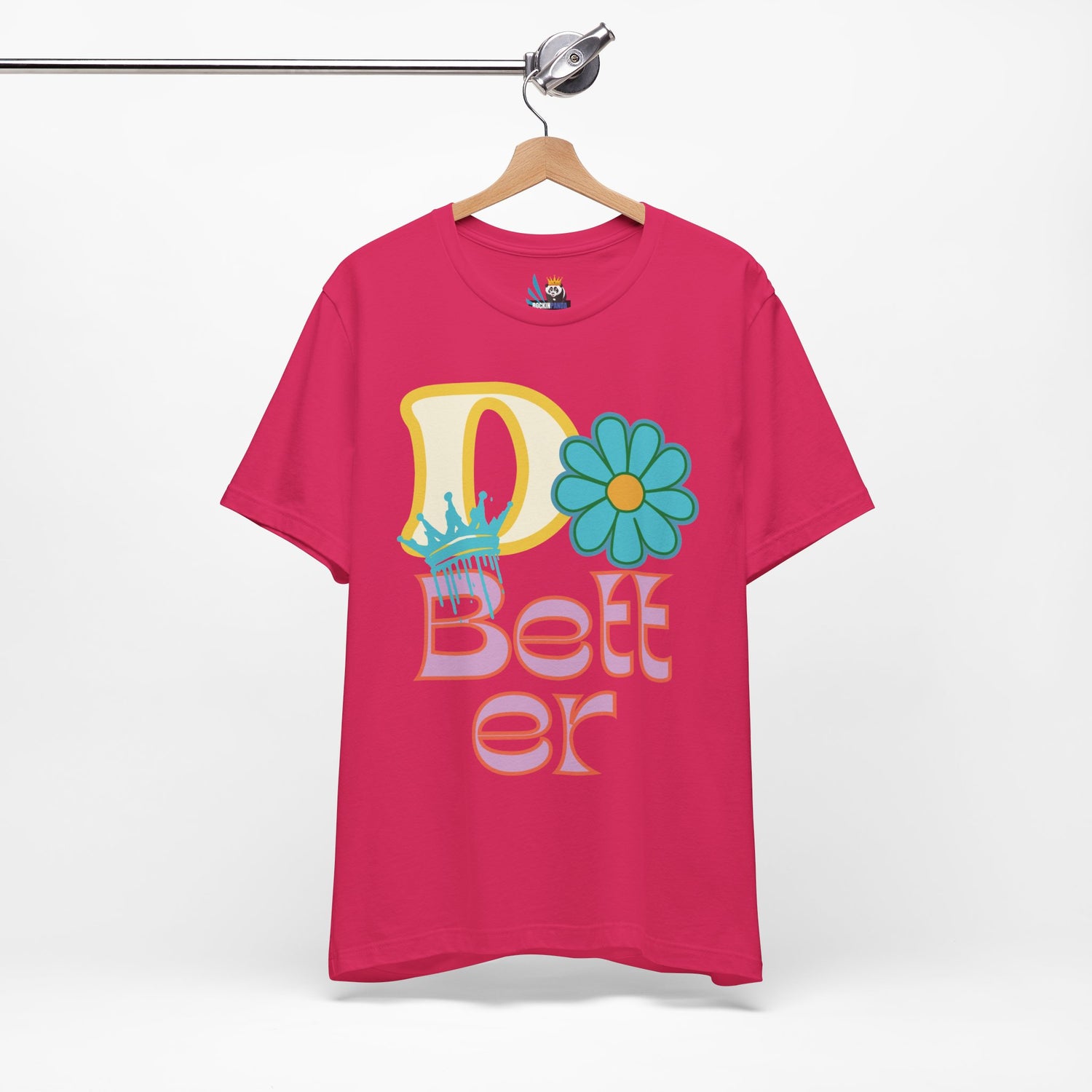 Do Better Hippie Vibe Floral Short Sleeve Tee