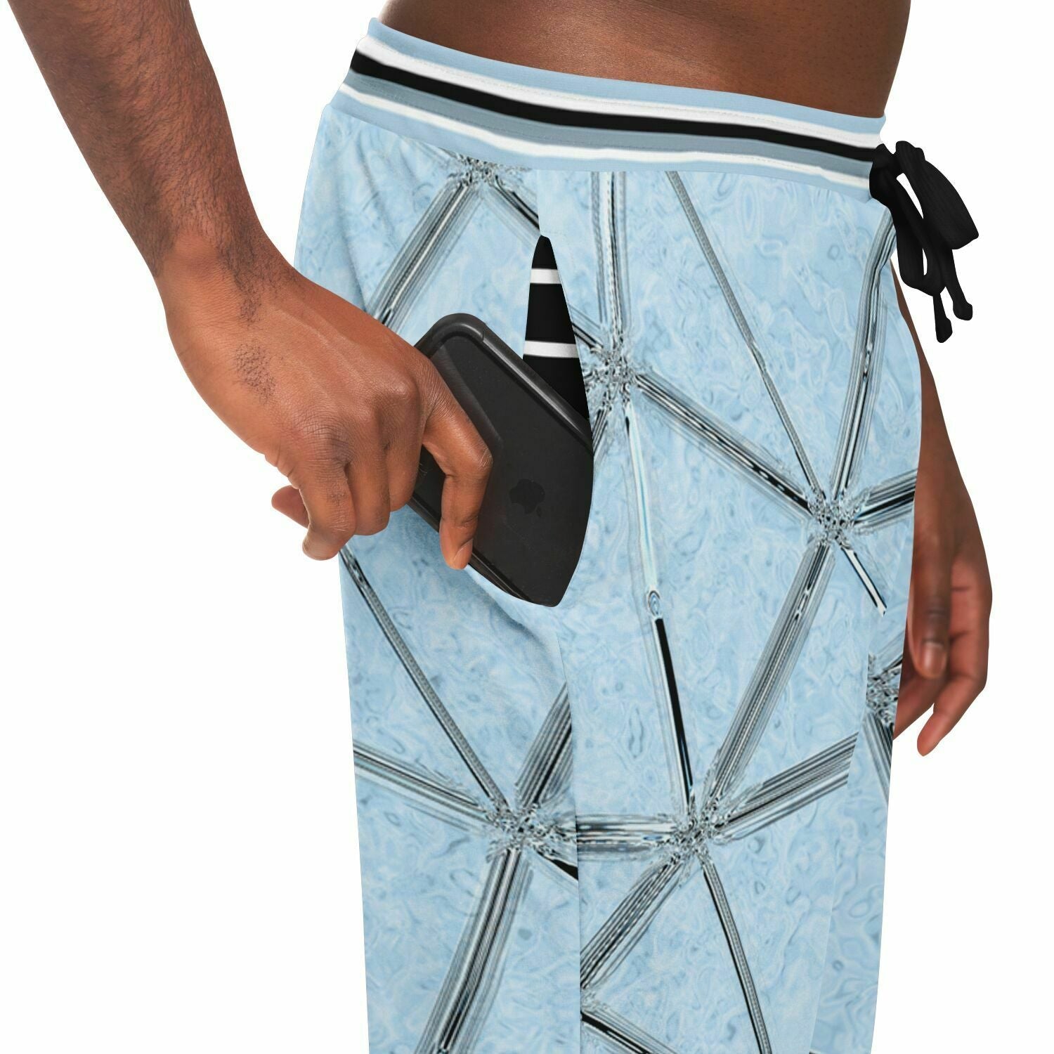 Blue Ice Igloo Geo Dome Eco-Poly Unisex Joggers