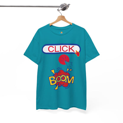 Click Click Boom Heavyweight Unisex Tee