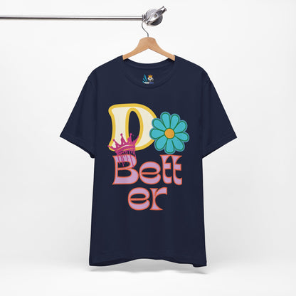 Do Better Hippie Vibe Floral Short Sleeve Tee