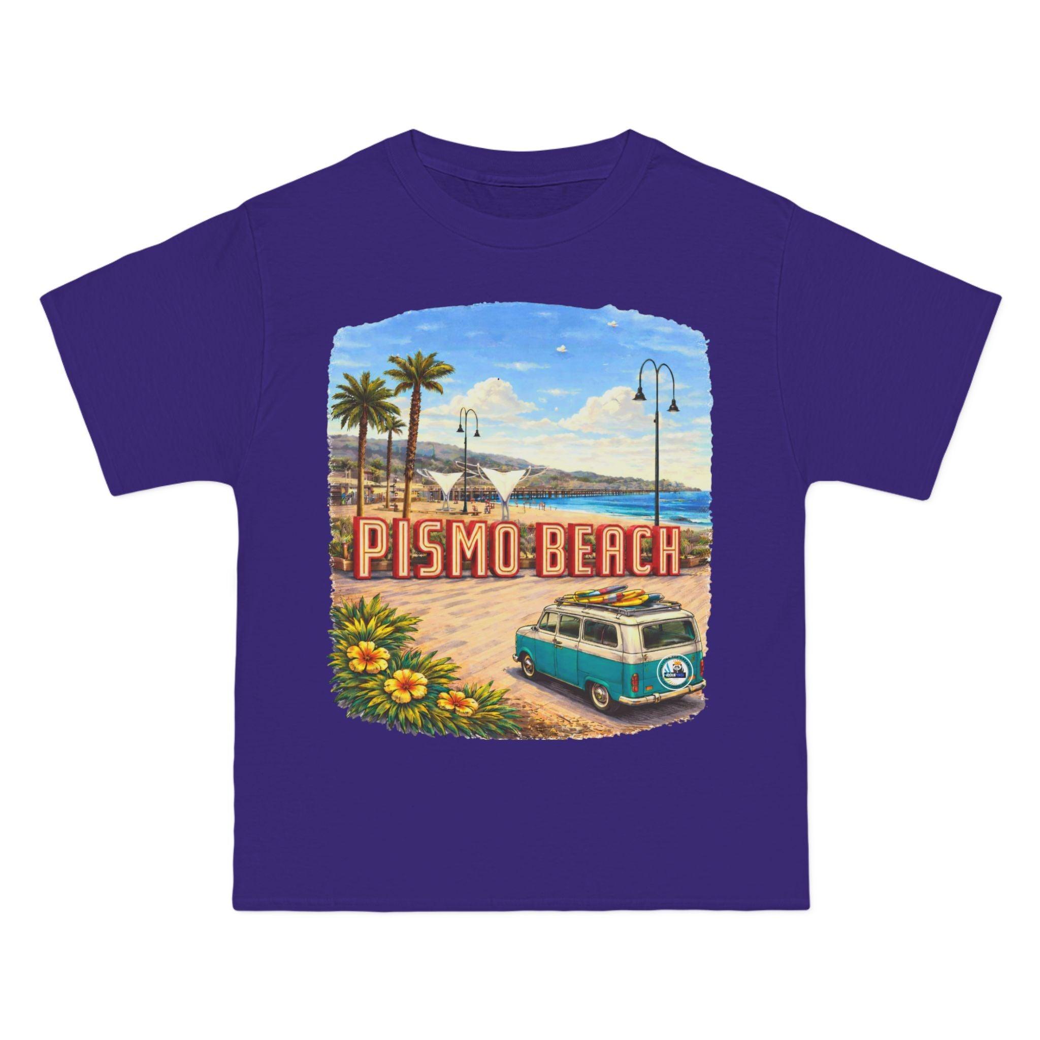 Welcome to Pismo Beach - Hippie Bus Edition - Heavyweight Tee