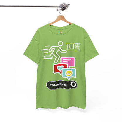 Straight to the Comments Heavyweight Unisex Tee