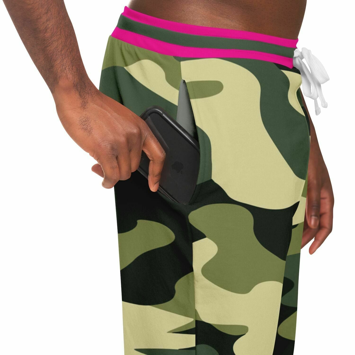 Green Marsh Camo Eco-Poly Unisex Joggers