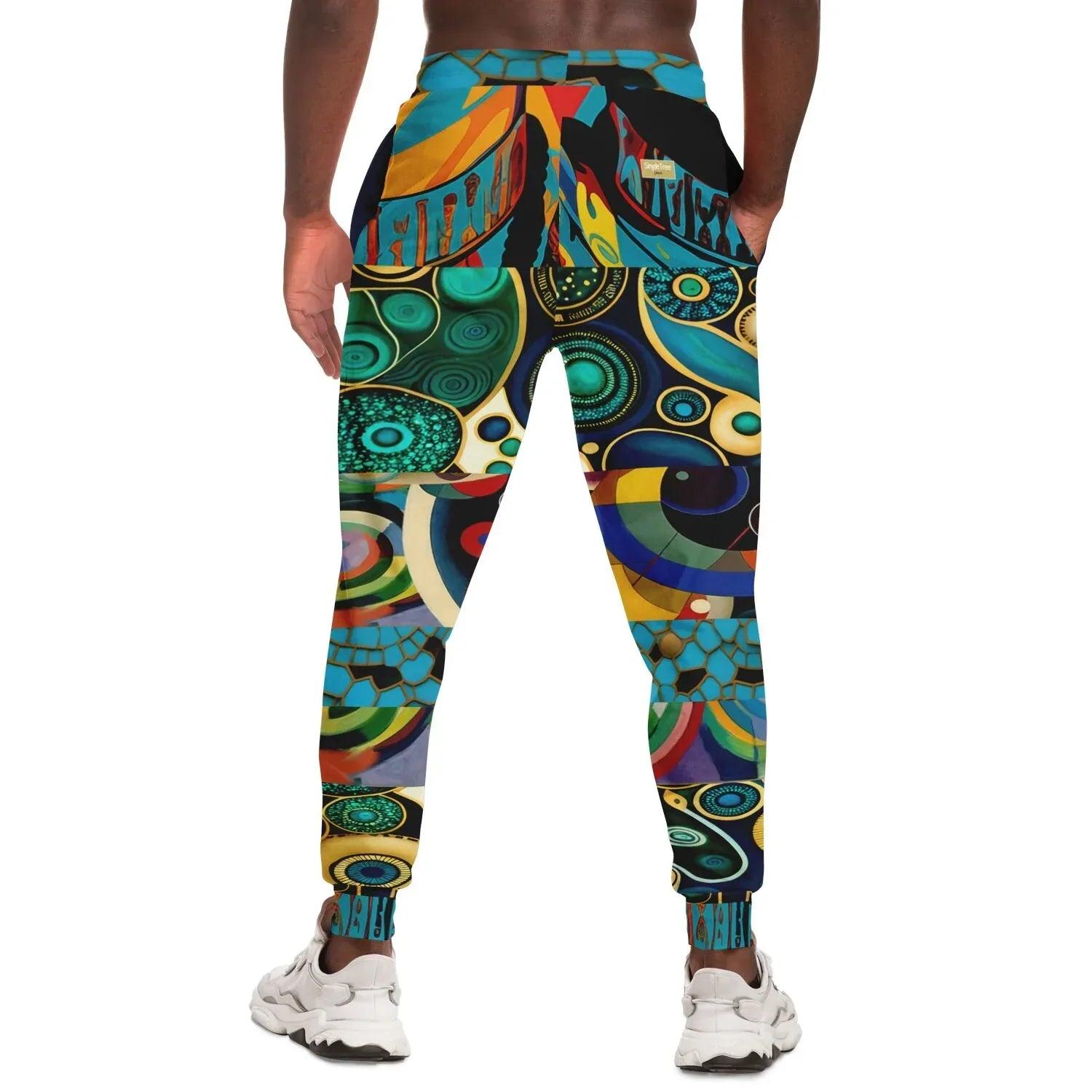 Little Miss Sassy Afro Girl Patchwork Eco-Poly Unisex Joggers