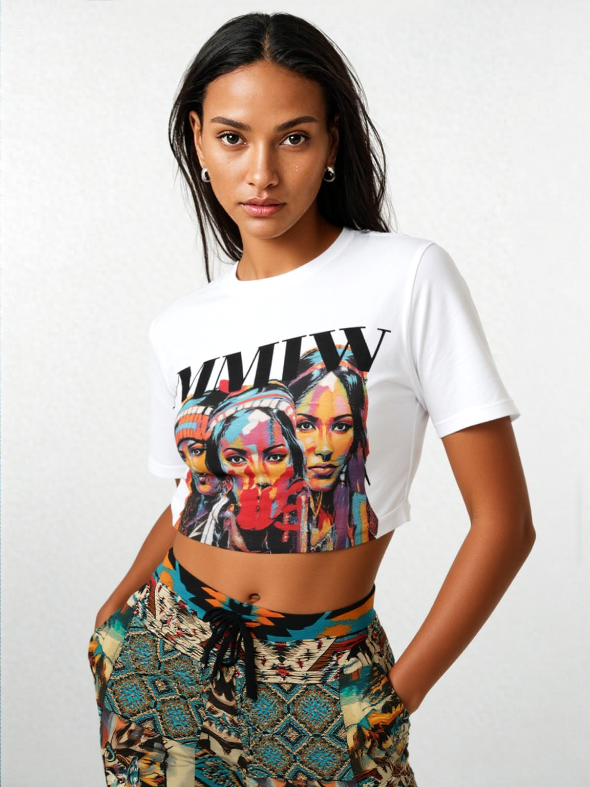 Native Prairie Blanket Print Eco-Poly Unisex Joggers