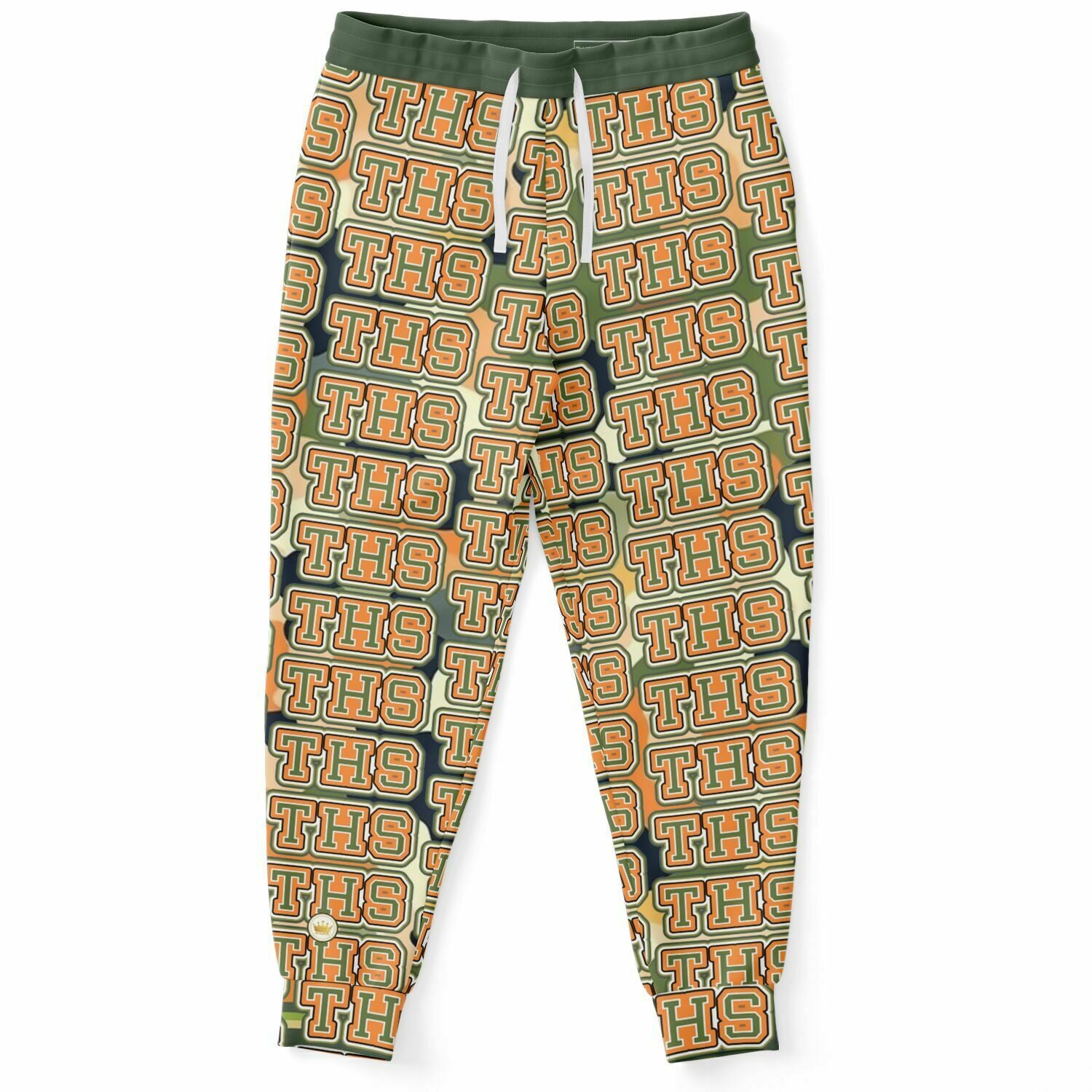 THS on REPEAT Orange Camo Eco-Poly Unisex Joggers