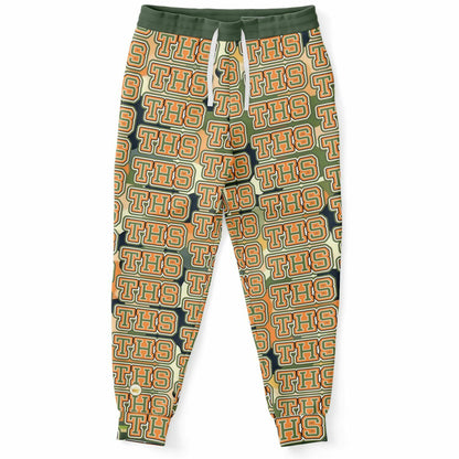 THS on REPEAT Orange Camo Eco-Poly Unisex Joggers