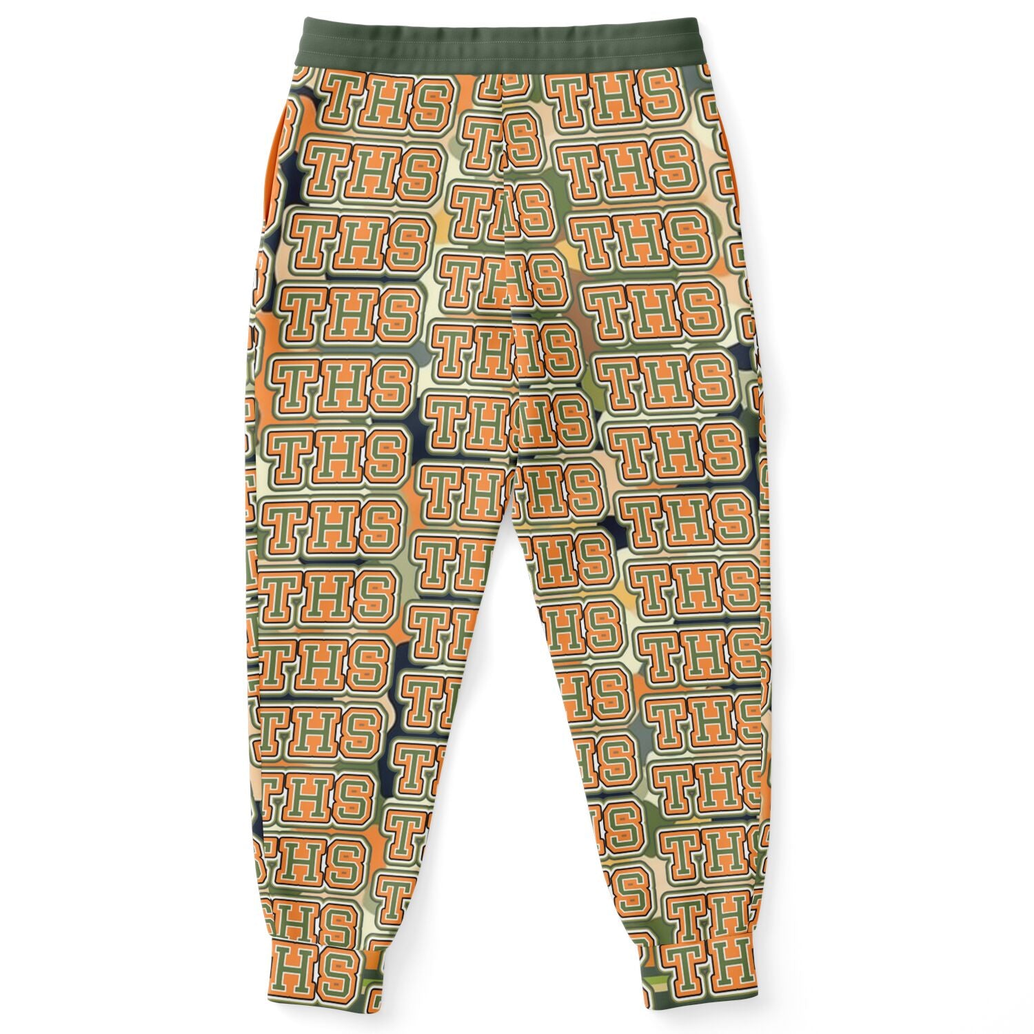THS on REPEAT Orange Camo Eco-Poly Unisex Joggers