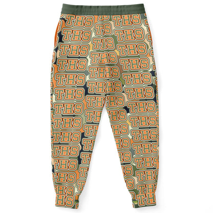 THS on REPEAT Orange Camo Eco-Poly Unisex Joggers