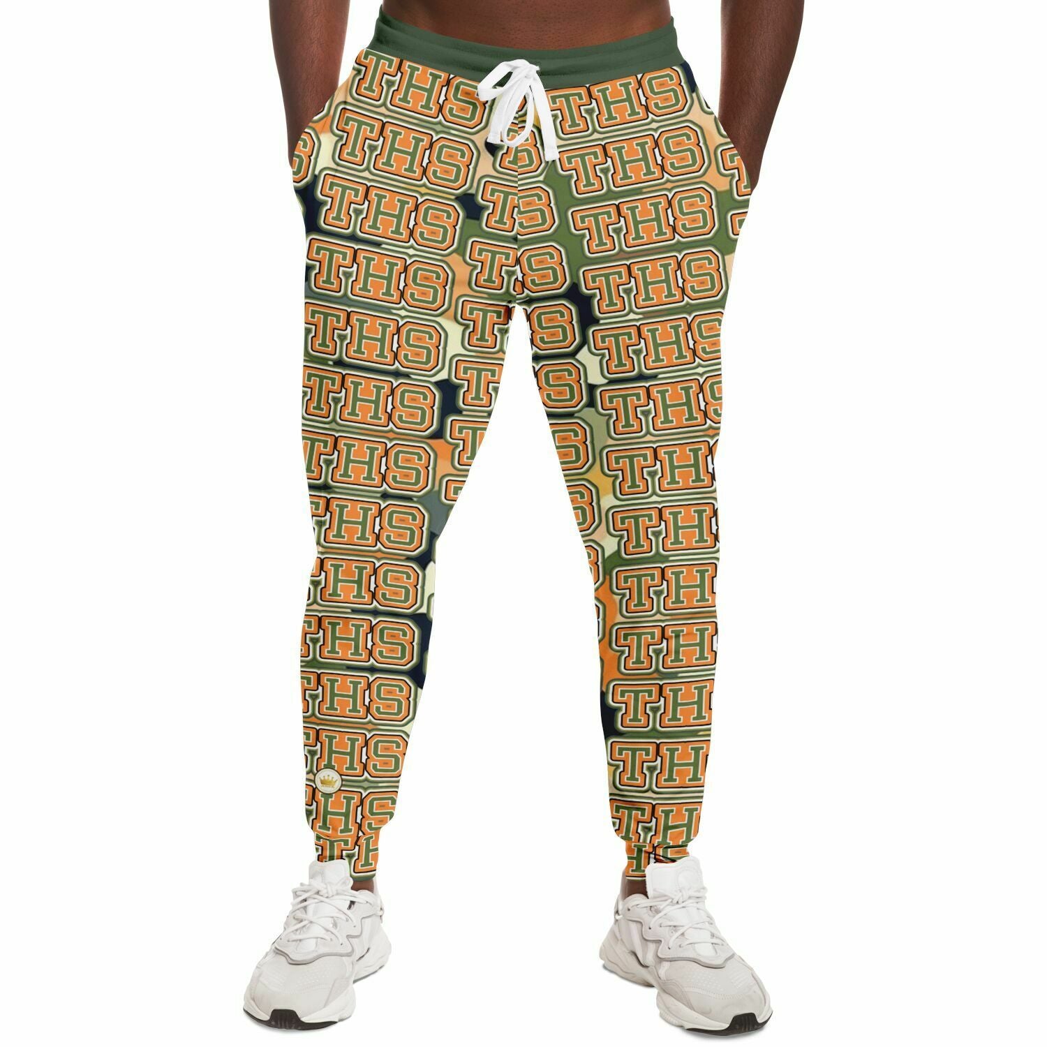 THS on REPEAT Orange Camo Eco-Poly Unisex Joggers