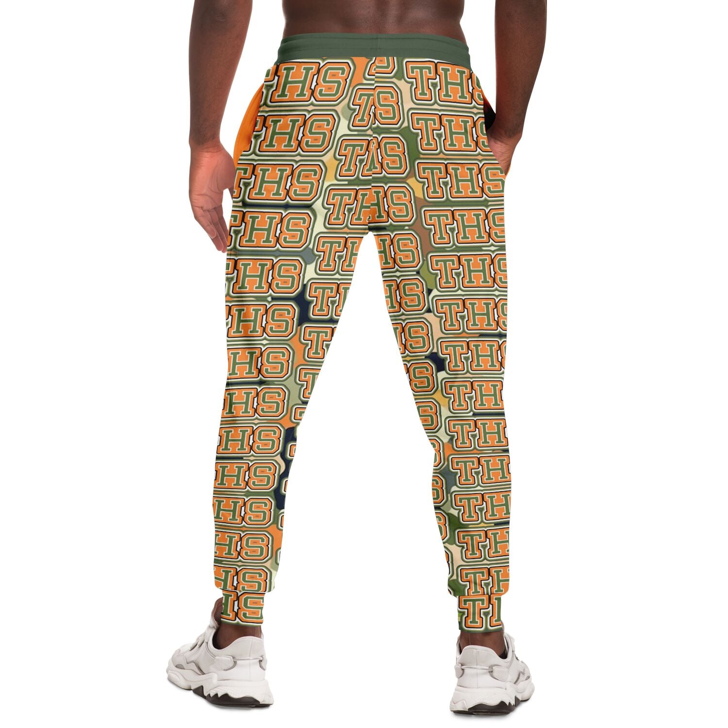 THS on REPEAT Orange Camo Eco-Poly Unisex Joggers