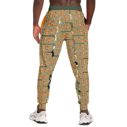 THS on REPEAT Orange Camo Eco-Poly Unisex Joggers