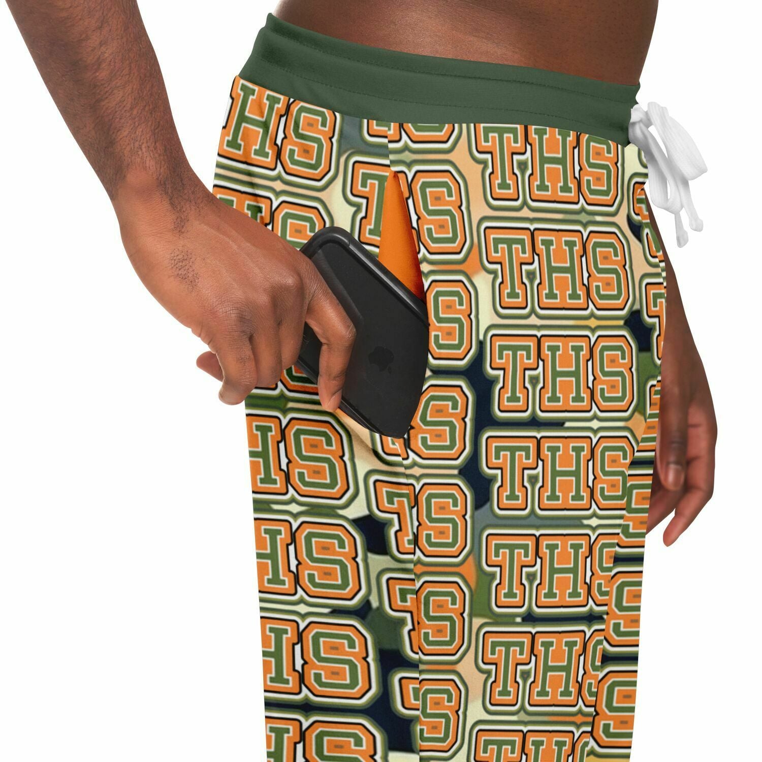 THS on REPEAT Orange Camo Eco-Poly Unisex Joggers
