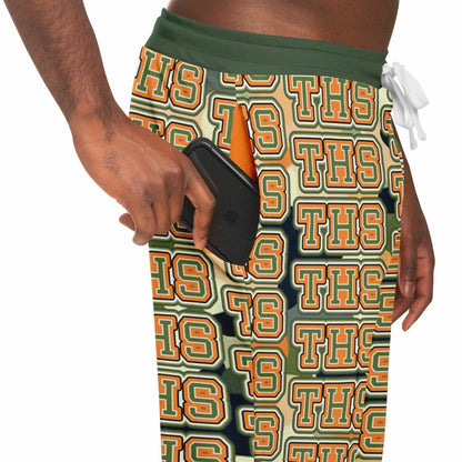THS on REPEAT Orange Camo Eco-Poly Unisex Joggers