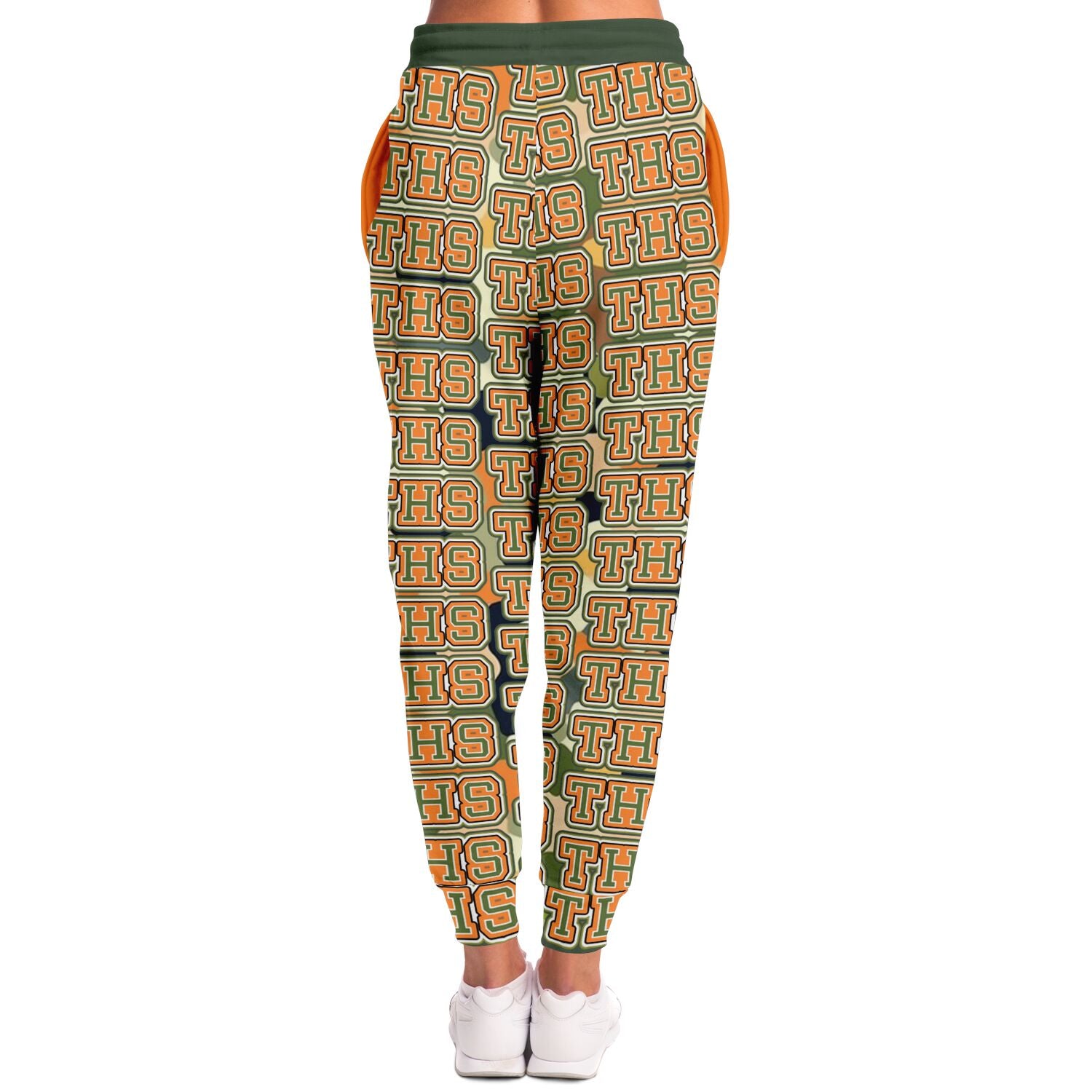 THS on REPEAT Orange Camo Eco-Poly Unisex Joggers