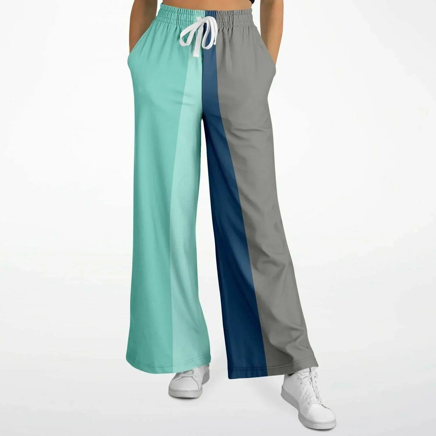 Calico Esplanade Striped Eco-Poly Wide Leg Pants