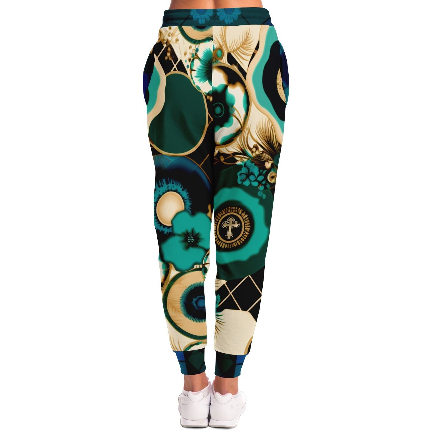 Beverly Trinity Plaid Medallion Eco-Poly Unisex Joggers