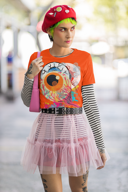 Eyes in Abstract Short Sleeve Unisex Tee