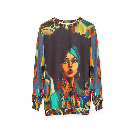 Afro Queen-Solace Girl Edition Unisex Sweatshirt (Gold Label)