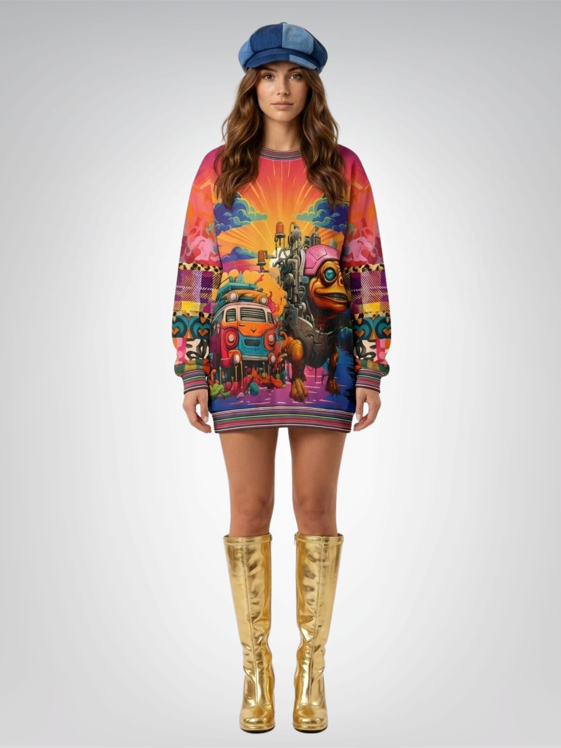 Alien Invasion - Start of Armageddon Unisex Sweatshirt (Gold Label)