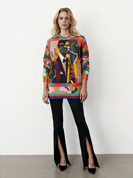 All That Jazz Pop Art Unisex Sweatshirt (Gold Label)