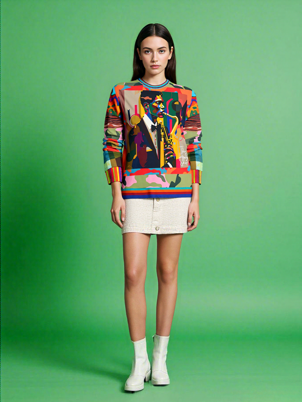 All That Jazz Pop Art Unisex Sweatshirt (Gold Label)